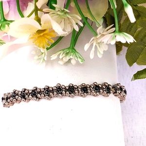 Silver / Black Bracelet